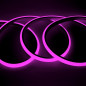 Гибкий неон 220V 18х21мм RGB D-образный   120шт/м      IP67,  10W/m,  GLS-5050-80-10-220-NL-IP67-RGB 505212/505214 General