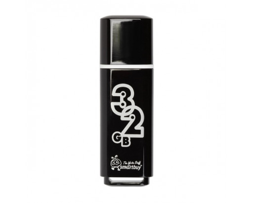 Флеш-накопитель USB 32-Gb Smartbuy     Glossy Black (SB32GBGS-K)