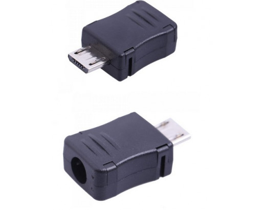 Штекер micro USB на кабель (в корпусе)