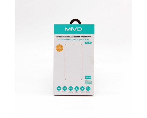 Стекло защитное iP 12 / 12 PRO      MIVO   (Черный)