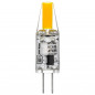 Лампа светодиодная Капсульная G4 220V _3W 6500K COB Прозрачная 260Лм (10х37,5мм) СИЛИКОН General 661542