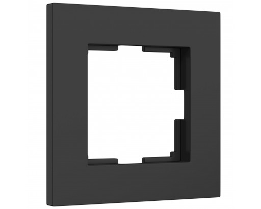 WERKEL Рамка Slab (Черный матовый) на 1 пост    W0012908