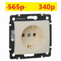 Legrand Valena Слоновая кость Розетка 1-я с/з                                  774320 / 695612