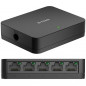 Коммутатор 5x1Гбит/с D-Link DES-1005A/G1A  неуправляемый