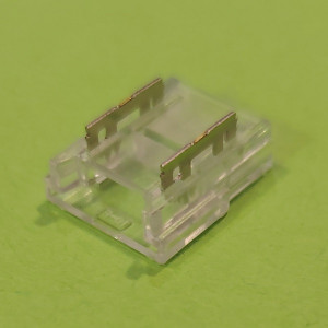 Коннектор для светодиодной ленты 10 мм I-образный "лента-провод"(2PIN, IP20, SMD/COB) L13.5*W11.5* H5.4