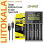 Зарядное устройство Li-ion/Li-FE/Ni-MH/Cd LiitoKala Lii-KU4 на 4акк.      (26650/22650/26500/18650/14500/18490/16340/17670/17500/17355/10440/C/AA/AAA)