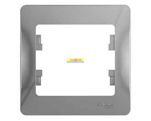 Schneider electriс GLOSSA Алюминий Рамка 1-я          GSL000301