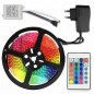 Лента 12v КОМПЛЕКТ IP20 RGB  4,8W/m КАТУШКА 10м с Bluetooth контроллером SMD5050 18LED/м
