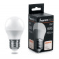 Лампа светодиодная Шар E27 _9W 220V 4000K Матовая G45 760Лм (45х90мм) Feron .PRO OSRAM LB-1409 38081