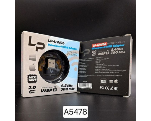 Адаптер WiFi LP-UW06 (chipset MTK7601) 150Mbps/2,4GHz