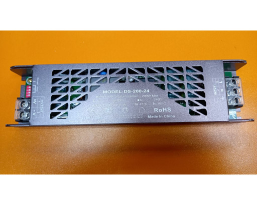 Блок питания для светодиодной ленты 24V IP20 200W (8.3А) открытый (211х53х26) DS-200-24 (M)  Mlian