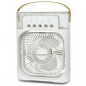Вентилятор с увлажнителем воздуха AIR COOLER FAN 19х25см (10W, подсветка, таймер, 3 скорости, Type-C) белый
