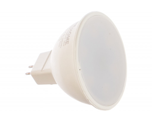 Лампа светодиодная Отражатель GU5.3 _6W 220V 3000K Матовая MR16 530Лм (51х60мм) IN HOME VC 4690612020365