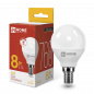 Лампа светодиодная Шар E14 _8W 220V 3000K Матовая G45 760Лм (45х83мм) IN HOME VC 4690612020549