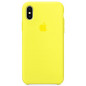 Чехол - накладка для iP XS max силикон Желтый (№32 / №4)