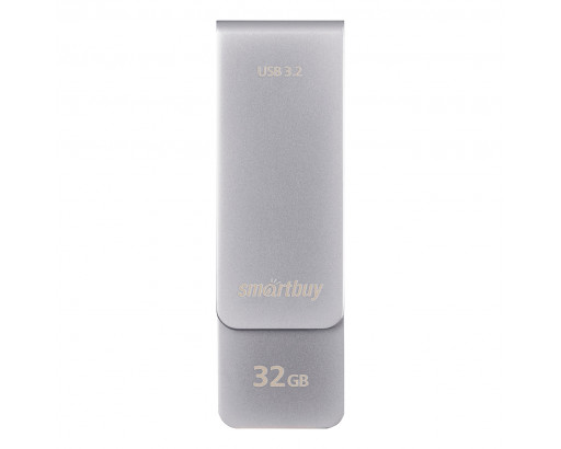 Флеш-накопитель USB 32-Gb Smartbuy USB 3.0/3.2 Gen.1    M1 Metal Grey (SB032GM1G)