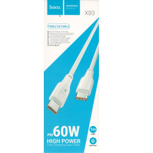 Кабель Type-C - Type-C HOCO X93 (1м, 60W)