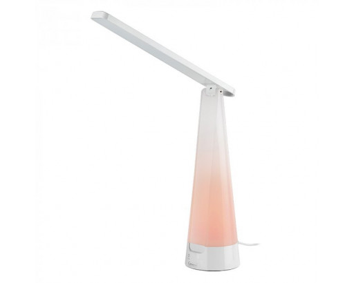 Светильник настольный General GLTL-039 10W(530lm) 4К+RGB, h340, сенс. димм., белый PYRAMID 800039
