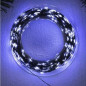 Гирлянда Нить Роса уличная светод. 80м, 800 LED, Холодный белый, темный  провод (пульт,блок с контроллером IP44) S1000-2  (100м 1000)