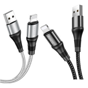 Кабель USB - Lightning HOCO X50 2.4A (1 м)