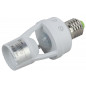 Патрон с датчиком движения E27, 60W, 360 гр, 6м, IP20 белый 8462 ЭРА MD015