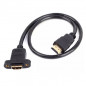 Удлинитель HDMI с поддержкой 4K  1 метр  H292   (с креплением на корпус)