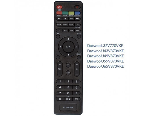Пульт DAEWOO RC-863PK LCD TV