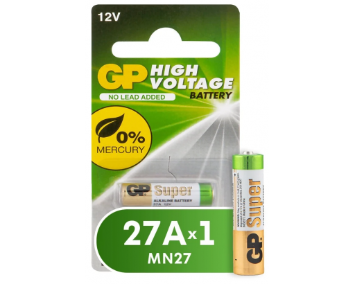 Батарейка    A27 (LR27/A27/MN27)  Alkaline 12V  GP