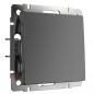 WERKEL Графит рифленый Выключатель 1-кл ПРОХОДНОЙ    WL01-SW-1G-2W / W1112004