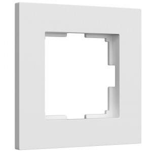 WERKEL Рамка Slab (Белый софт / Белый матовый) на 1 пост    W0012961