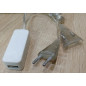 Удлинитель для гирлянд 220V+1USB, IP20, 1 метр