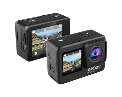 Экшн-камера Eplutus DV14 (Wi-Fi,140° А+, 2" IPS сенсорный + 1.4" IPS, 4K(60/30к/с), 2.7K(60-30к/с),1080Р (120к/с) 720p(240/120/60/30к/с)