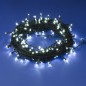 Гирлянда УЛИЧНАЯ Нить  72 LED Холодный белый, с эффектом мерцания, зеленый провод, 8 метров (100)