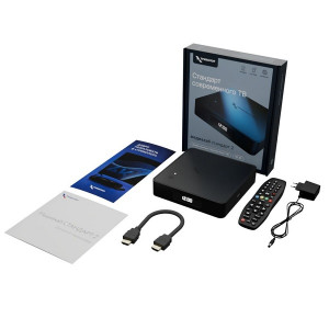 Ресивер  GS Hub 2 Box (Медиахаб стандарт 2) Двухтюнерная приставка Триколор ТВ карта 7 дней (2500)