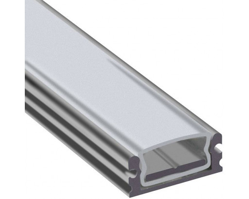 Профиль для LED ленты накл. влагозащ IP65 1808 (2000х18x8мм) Шир. ленты до 10мм (рассеив. БЕЛЫЙ матовый) .1037480 Jazzway PAL