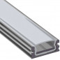 Профиль для LED ленты накл. влагозащ IP65 1808 (2000х18x8мм) Шир. ленты до 10мм (рассеив. БЕЛЫЙ матовый) .1037480 Jazzway PAL