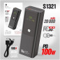 Аккумулятор внешний (Power bank) Deespi  DP100 20000mAh Fast 22.5W/Display 100W