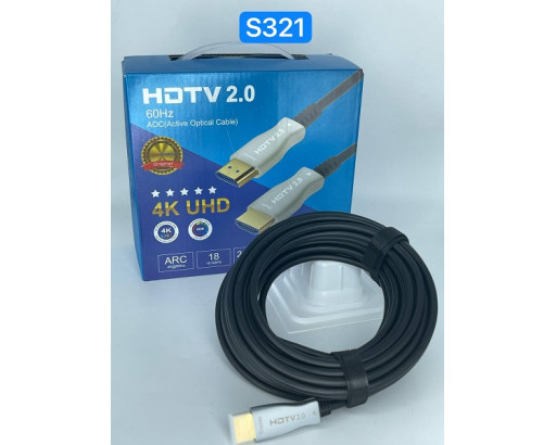 Шнур HDMI-HDMI  (5-метров)  4K UHD 2.0V активный оптический H274