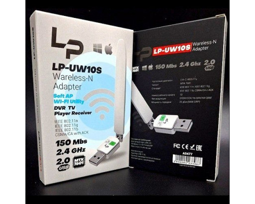 Адаптер WiFi LP-UW10S Antenna (chipset MTK7601) 150Mbps/2,4GHz