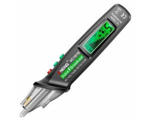 Детектор напряжения бесконтактный Aneng VC1019 (12-1000V, цифровой)