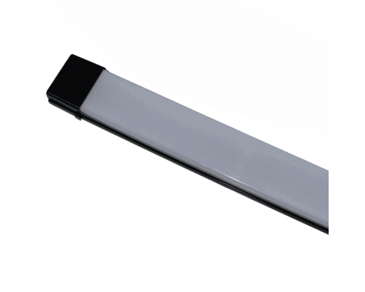 Светильник линейный  LED ДПО-110 / SPO-110  55W ОПАЛ (ЧЕРНЫЙ) 6500К 1200х65x25 (3850Лм) IP40  ECO 02 LE061500-0077 LEEK