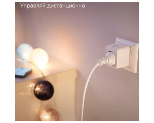 Сетевой переходник (Умная розетка) Gauss Smart Home 2300W 207-253V 10А IP20 c заземлением