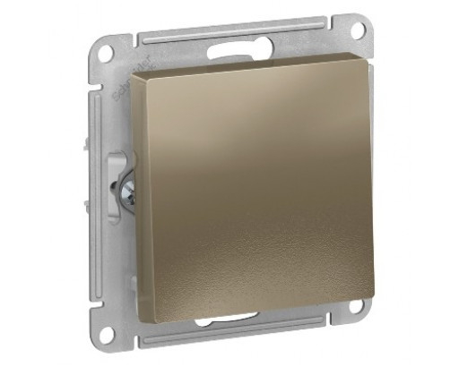 Schneider electriс AtlasDesign Шампань Выключатель 1-клавишный, сх.5, 10АХ, механизм, ATN000511