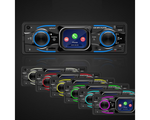 Автомагнитола Eplutus CA316 (1 Din с LED дисплеем Eplutus CA305, 45Wx4, 1xUSB,1хType-C, AUX, Bluetooth 5.0)