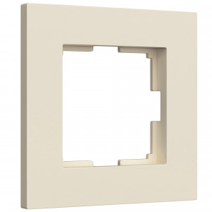 WERKEL Рамка Slab (Айвори софт / Айвори матовый) на 1 пост    W0012962