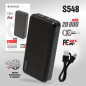 Аккумулятор внешний (Power bank)  20000mAh (PD20W/QC3.0/FAST22.5W) Black Deespi DP02Q