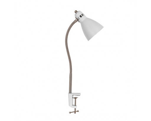 Светильник настольный ULTRA Light  MT2021 (на струбцине 60W, Е27, 220V) Белый