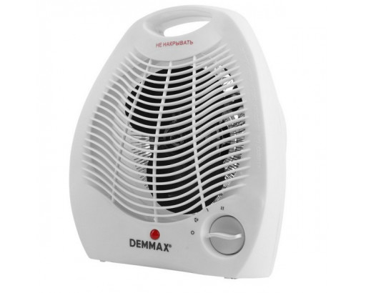 Тепловентилятор Demmax DMX-FH01-C01, 2kW, 2реж., ручка белый 0741