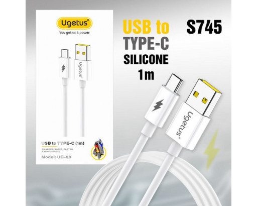 Кабель USB - Type-C Ugetus UG08 Силиконовый (1 м)