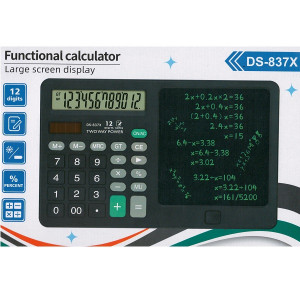 Калькулятор-планшет со стилусом DS-837X